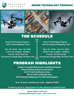 drone program flier